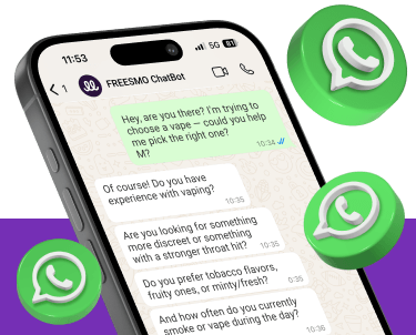 WhatsApp chat interface