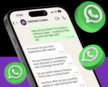 WhatsApp chat interface