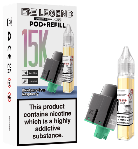 Elux ENE Legend 15k Prefilled Pods Blueberry Sour Raspberry