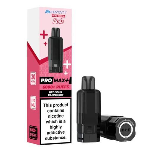 Hayati Pro Max Plus 6000 Refill Pack Red Sour Raspberry