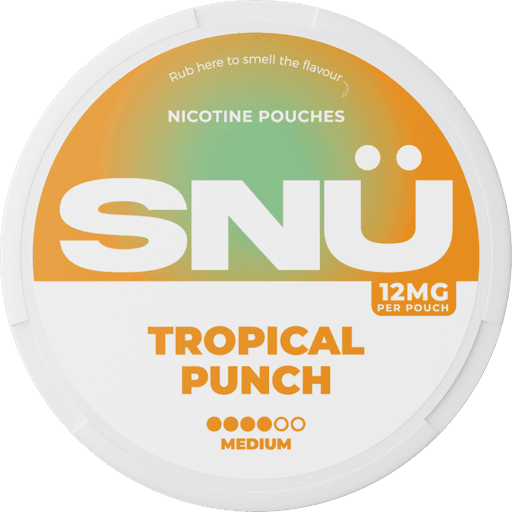 SNÜ Nicotine Pouches Tropical Punch 12mg
