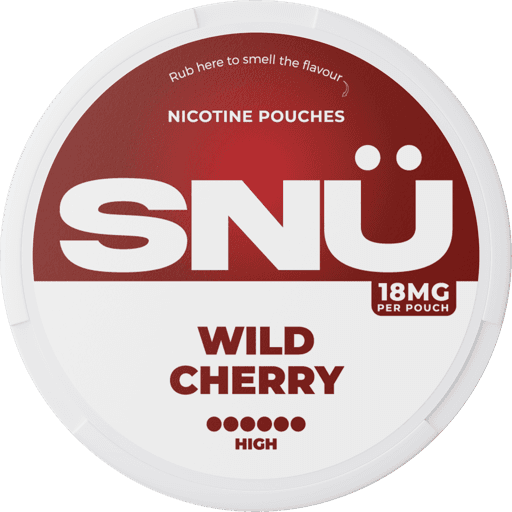 SNÜ Nicotine Pouches Wild Cherry 18mg