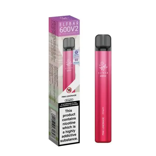 Elf Bar 600 V2 Disposable Vape Pink Lemonade