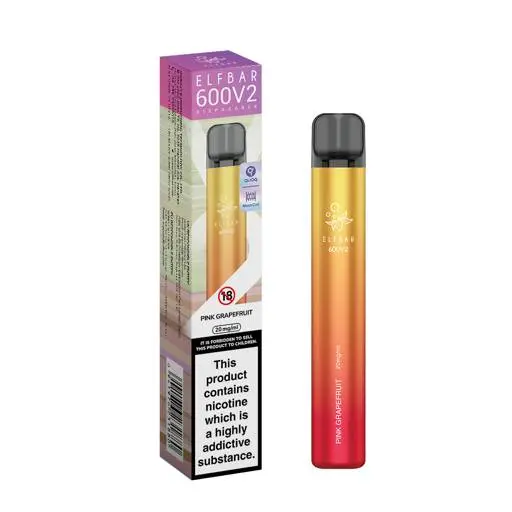 Elf Bar 600 V2 Disposable Vape Pink Grapefruit