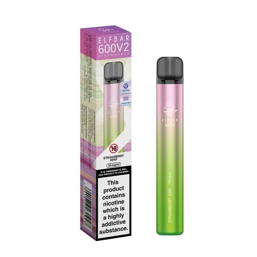 Elf Bar 600 V2 Disposable Vape Strawberry Kiwi
