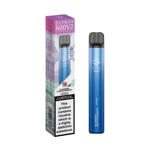 Elf Bar 600 V2 Disposable Vape Blueberry Sour Raspberry