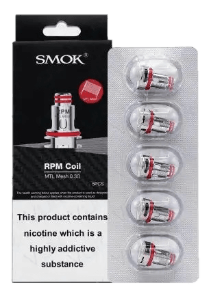 SMOK RPM Replacement Coils 0.3 MTL Mesh (5pk)