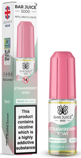 Bar Juice 5000 Nic Salt E-liquid Strawberry Kiwi 10mg