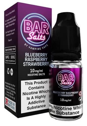 Vampire Vape Bar Salts Blueberry Raspberry Strawberry 10mg