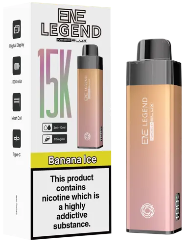 Elux ENE Legend 15K Prefilled Vape Kit Banana Ice