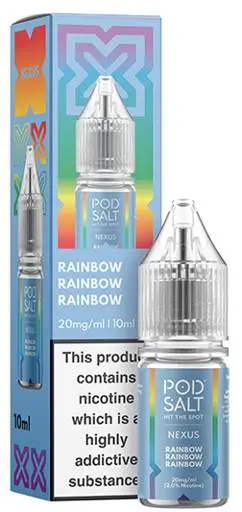 Pod Salt Nexus Nic Salt E-liquid Rainbow 5mg