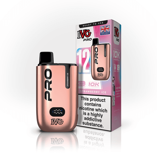 IVG Pro 12 Prefilled Pod Vape Kit Strawberry Ice