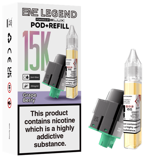 Elux ENE Legend 15k Prefilled Pods Grape Berry