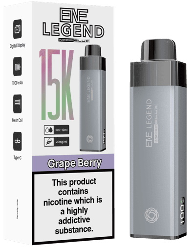 Elux ENE Legend 15K Prefilled Vape Kit Grape Berry