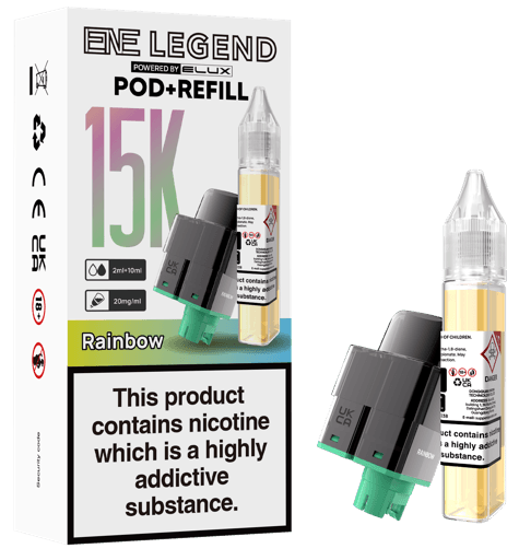 Elux ENE Legend 15k Prefilled Pods Rainbow