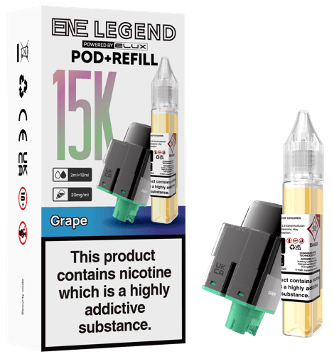 Elux ENE Legend 15k Prefilled Pods Grape