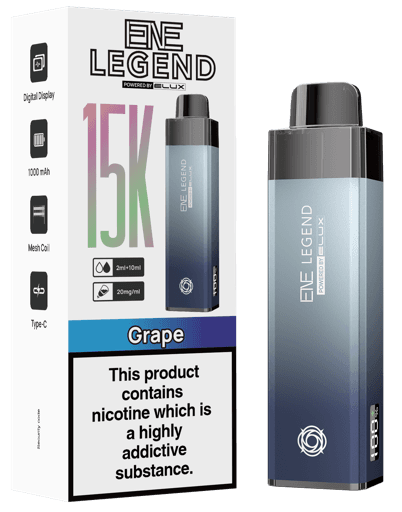 Elux ENE Legend 15K Prefilled Vape Kit Grape