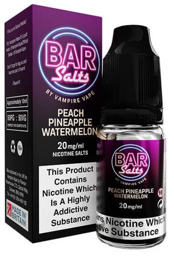 Vampire Vape Bar Salts Peach Pineapple Watermelon 20mg
