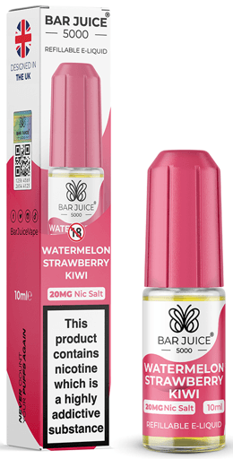 Bar Juice 5000 Nic Salt E-liquid Watermelon Strawberry Kiwi 20mg