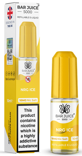 Bar Juice 5000 Nic Salt E-liquid NRG Ice (Energy Ice) 10mg