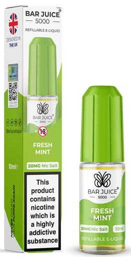 Bar Juice 5000 Nic Salt E-liquid Fresh Mint 20mg