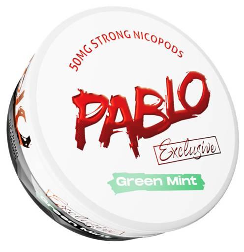 Pablo Exclusive Nicotine Pouches Green Mint 30mg