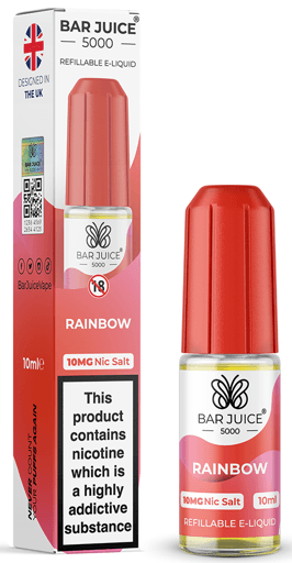 Bar Juice 5000 Nic Salt E-liquid Rainbow 10mg