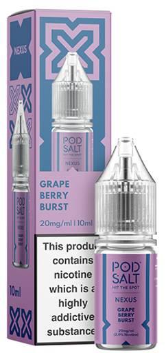 Pod Salt Nexus Nic Salt E-liquid Grape Berry Burst 5mg