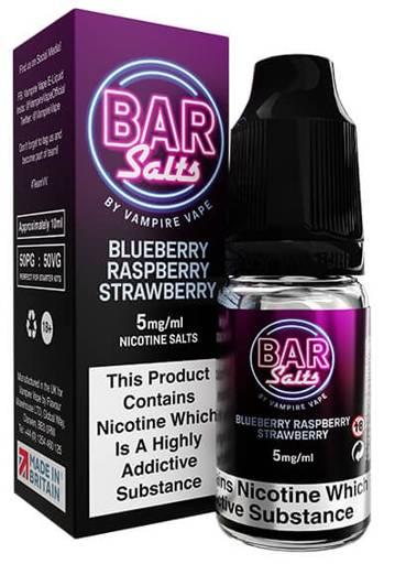 Vampire Vape Bar Salts Blueberry Raspberry Strawberry 5mg