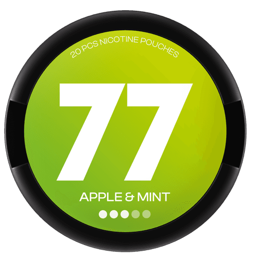 77 Nicotine Pouches Apple & Mint 10.4mg