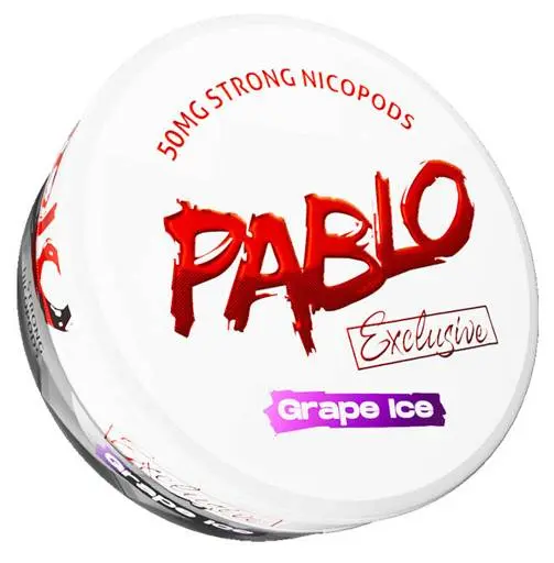 Pablo Exclusive Nicotine Pouches Grape Ice 30mg