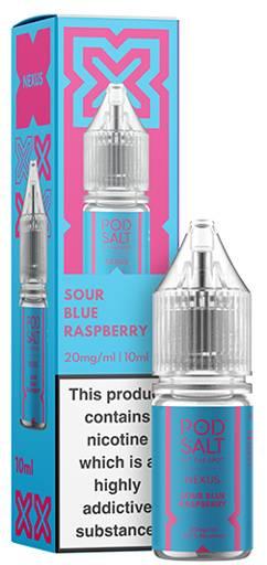 Pod Salt Nexus Nic Salt E-liquid Sour Blue Raspberry 10mg