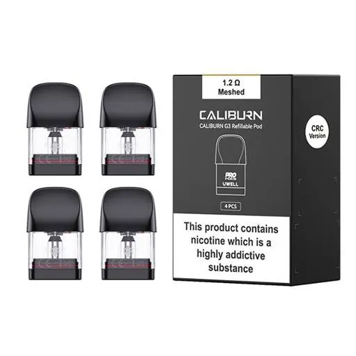 Uwell Caliburn G3 Replacement Pods 1.2 ohm (4pk)
