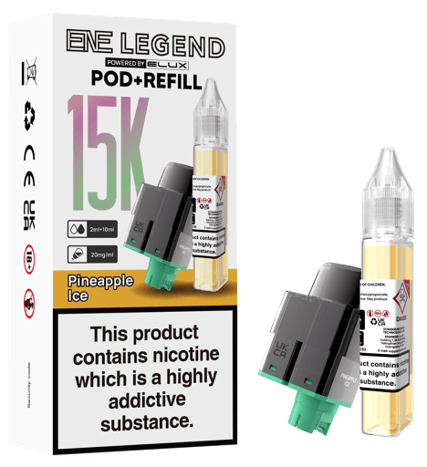 Elux ENE Legend 15k Prefilled Pods Pineapple Ice