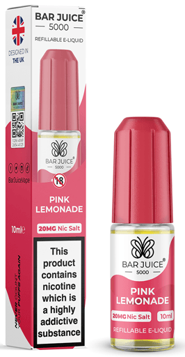 Bar Juice 5000 Nic Salt E-liquid Pink Lemonade 20mg