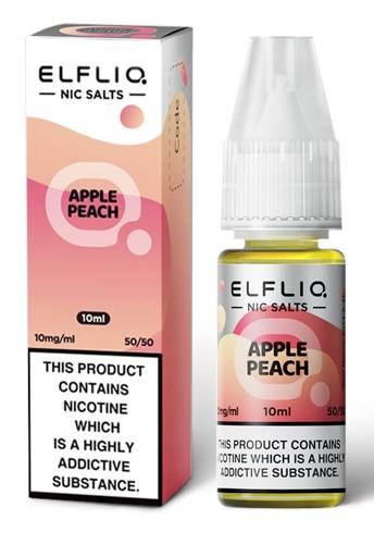 Elf Bar Elfliq Nic Salt E-Liquid Apple Peach 10mg