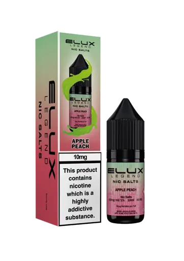 Elux Legend Nic Salt E-liquid Apple Peach 10mg