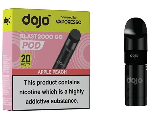 Vaporesso Dojo Blast 2000 Go Prefilled Pods Apple Peach