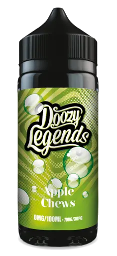Doozy Legends Shortfill E-Liquids Apple Chews 100ml