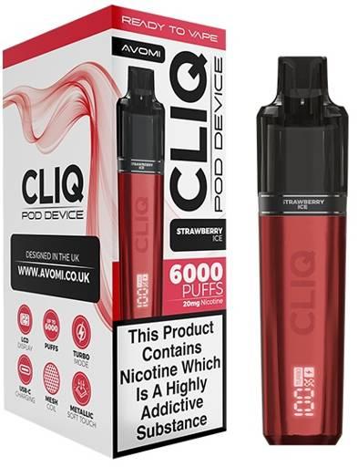 Avomi CLIQ Prefilled Pod Kit Strawberry Ice