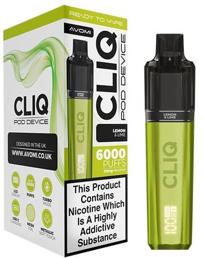 Avomi CLIQ Prefilled Pod Kit Lemon & Lime