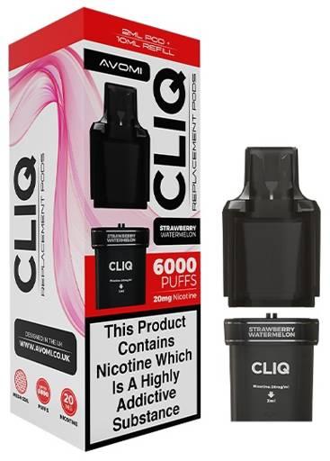 Avomi CLIQ Prefilled Pods Strawberry Watermelon