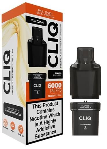 Avomi CLIQ Prefilled Pods Mango Pineapple