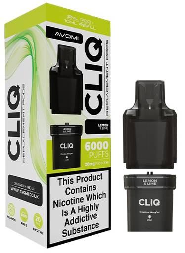 Avomi CLIQ Prefilled Pods Lemon & Lime
