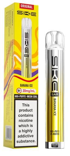 SKE Bar 600 Prefilled Pod Kit Banana Ice