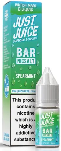 Just Juice Bar Nic Salt E-Liquid Spearmint 5mg