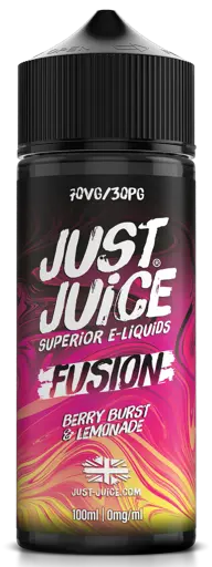 Just Juice 100ml Shortfill E-Liquids Berry Burst & Lemonade