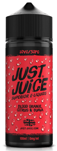 Just Juice 100ml Shortfill E-Liquids Blood Orange Citrus & Guava