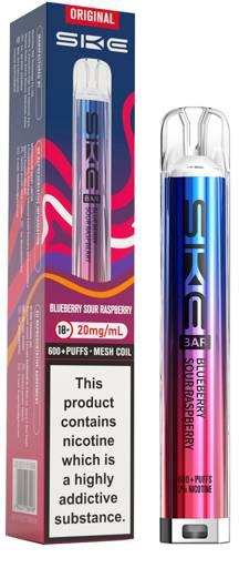SKE Bar 600 Prefilled Pod Kit Blueberry Sour Raspberry