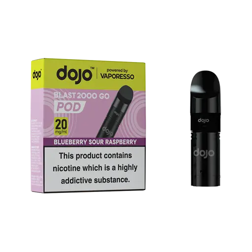 Vaporesso Dojo Blast 2000 Go Prefilled Pods Blue Sour Raspberry
